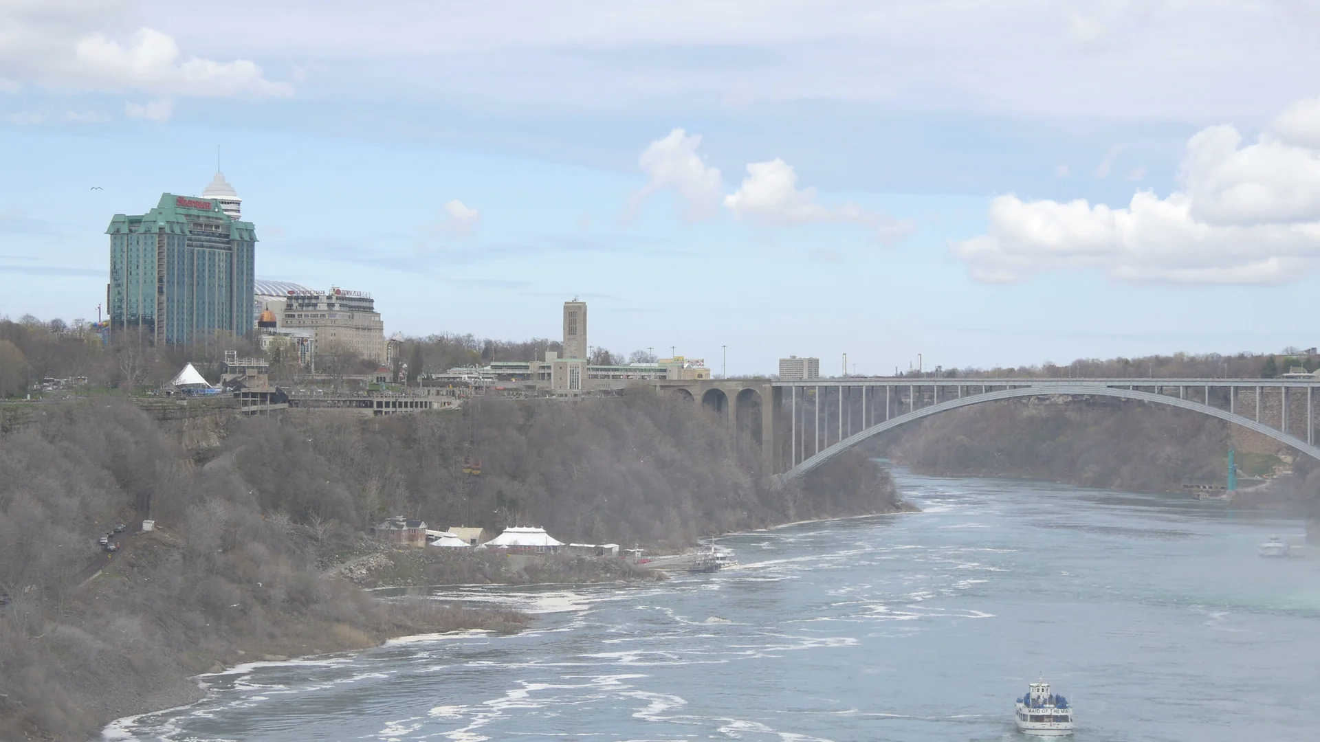 Rainbow Bridge spanning the Niagara Gorge